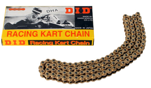 D.I.D Chain, "DHA" High Spec. Gold & Gold - 96 Link
